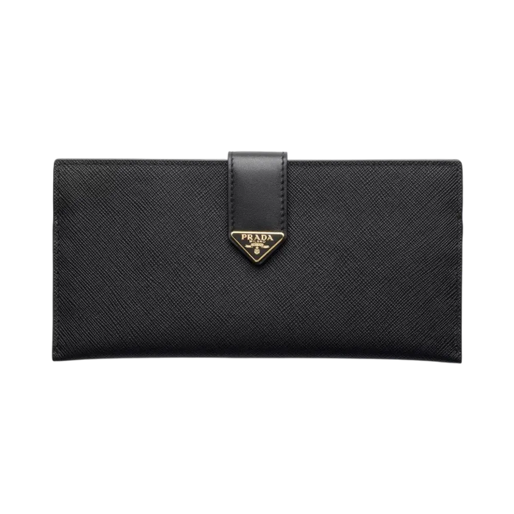 PRADA Saffiano Tab Wallet "Black"
