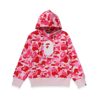 A BATHING APE ABC Camo By Bathing Ape Pullover Hoodie "Pink"