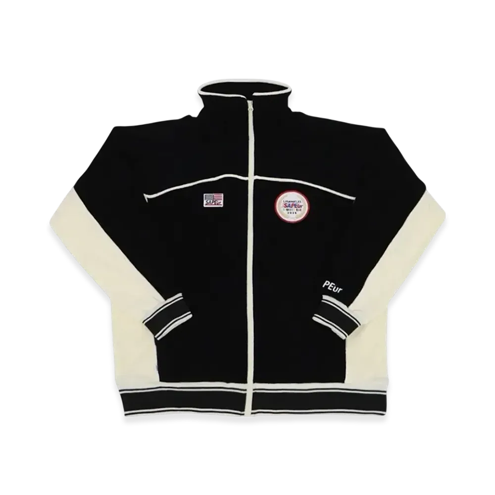 SAPEur 2028 Los Angeles Pile Jersey Jacket "Black"