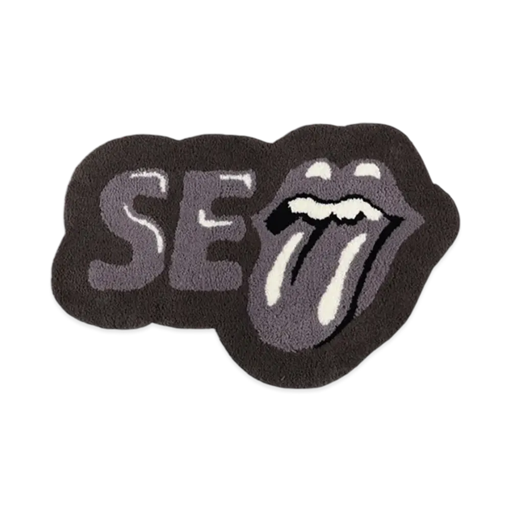 WIND AND SEA x The Rolling Stones Sea Rag "Black/Gray"