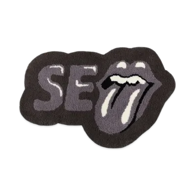 WIND AND SEA x The Rolling Stones Sea Rag "Black/Gray"