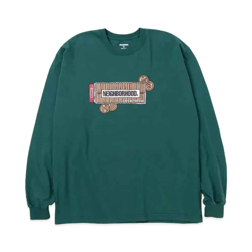 NEIGHBORHOOD NH . Tee LS-19 "Green"
