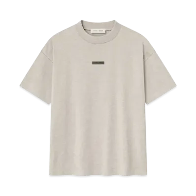FEAR OF GOD Essentials Classic Short Sleeve Tee "Heather Stone"