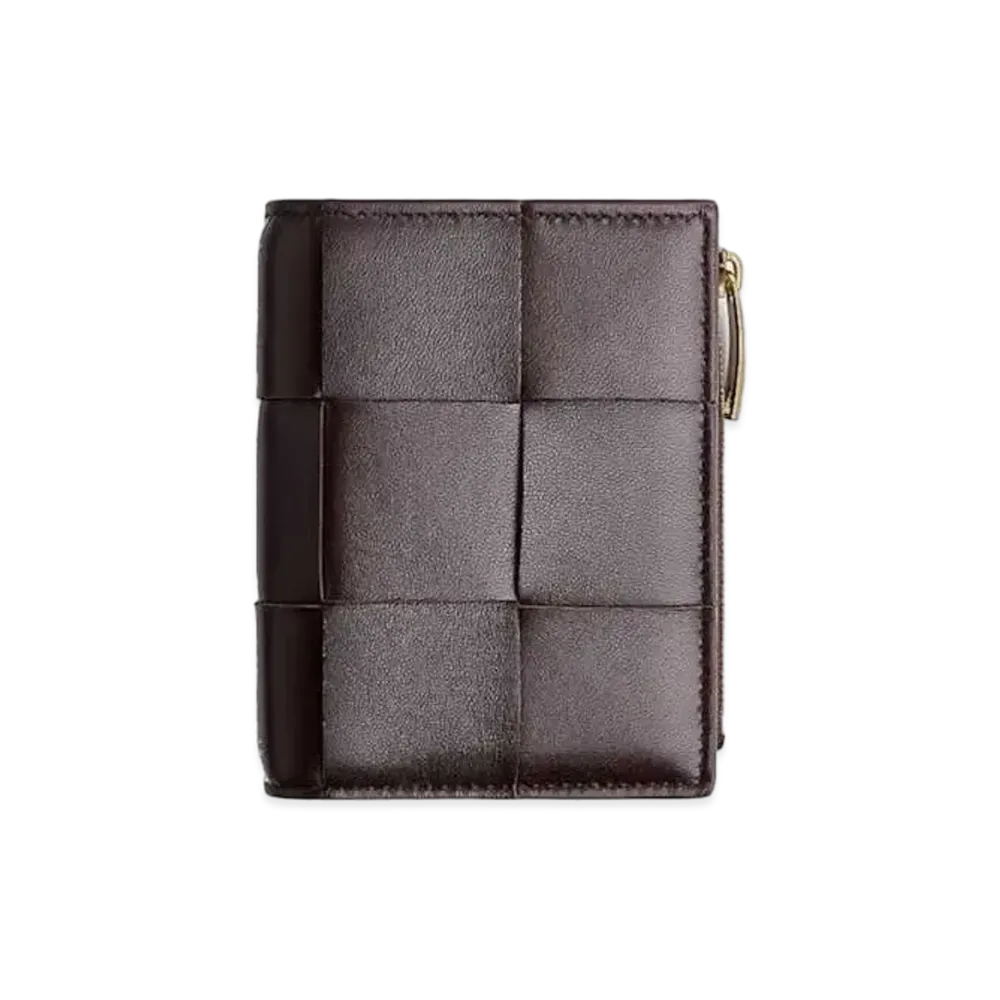 Bottega Veneta Two-Fold Fastener Wallet "Grape"