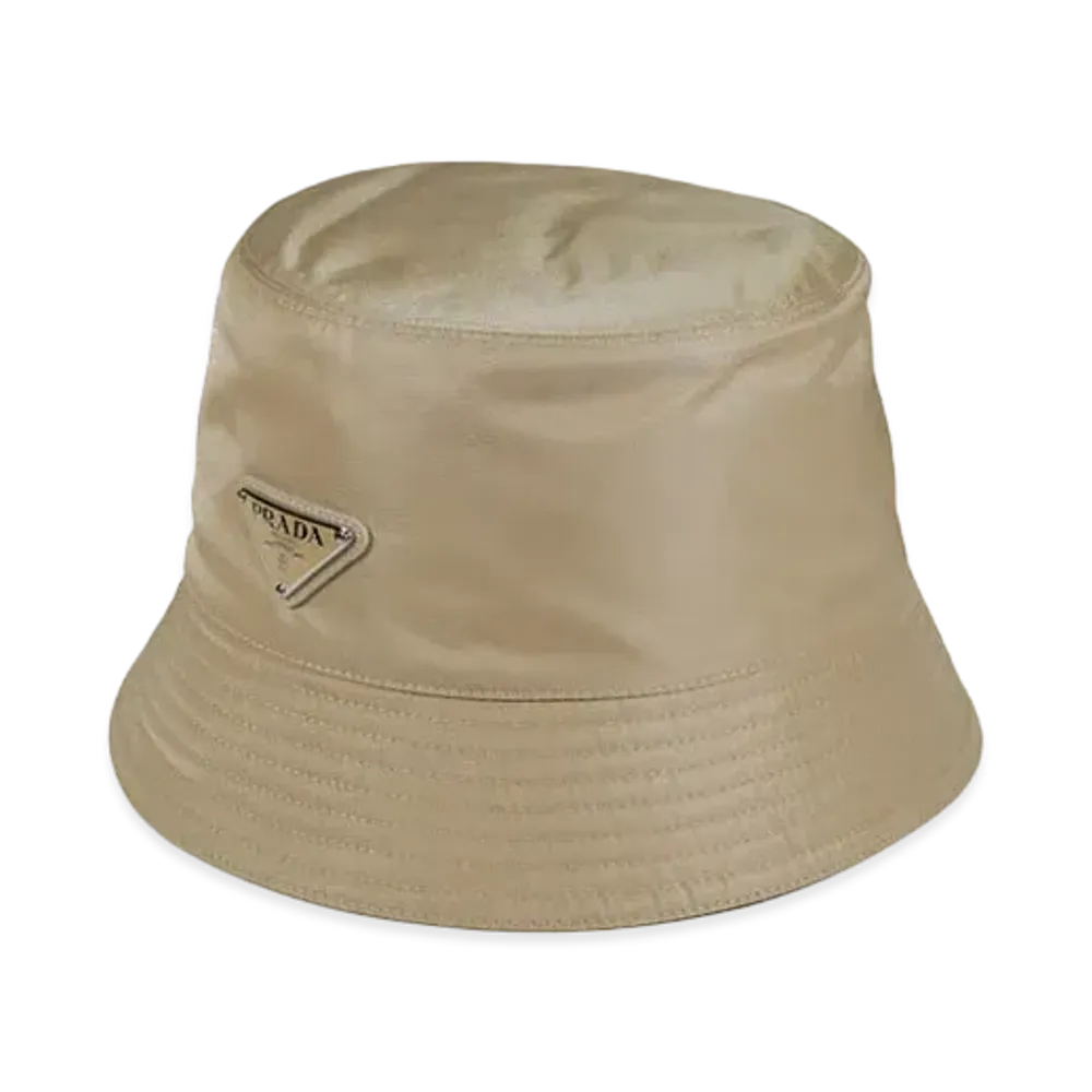 PRADA Re-Nylon Bucket Hat "Desert Beige"