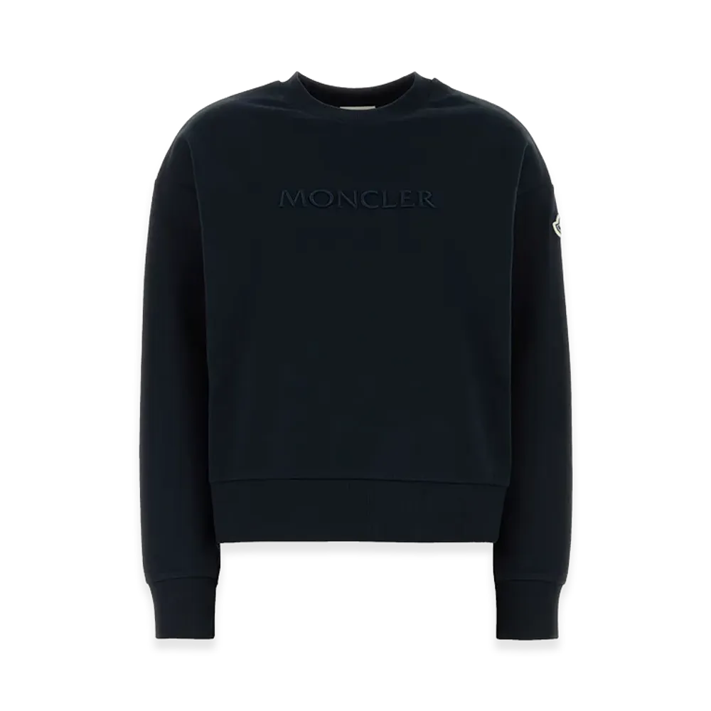 MONCLER Women's Cotton Sweatshirt "Black"