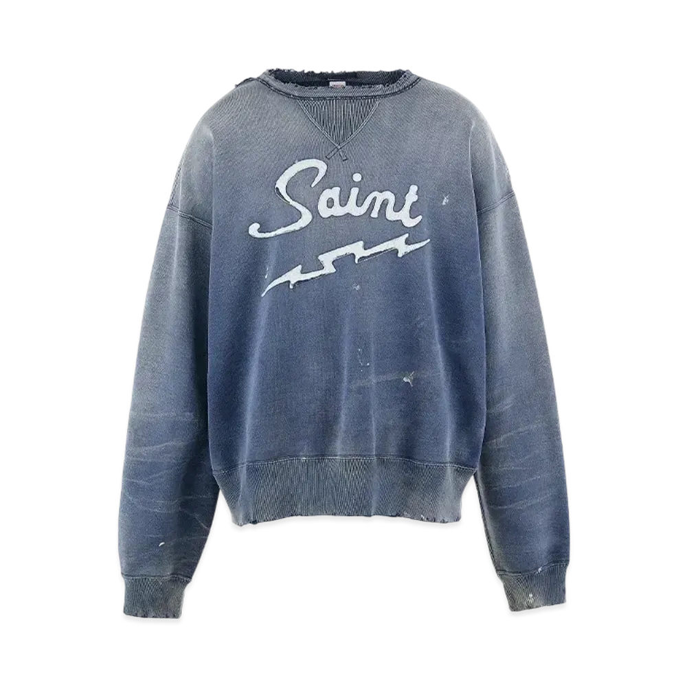 SAINT Mxxxxxx Crw-N Sweat Saint "Navy"