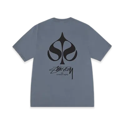 Stussy Spade Tee Pigment Dyed "Navy"