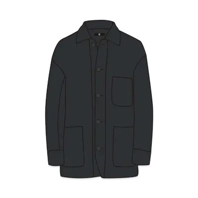 UNIQLO +J Wool Blend OverSize Shirt Jacket 446359 "Dark Grey"