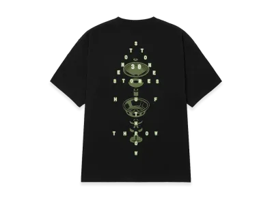 HUF x Stones Throw 30TH Tee "Black"