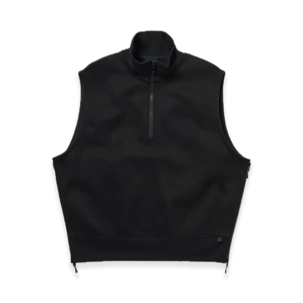 DAIWA PIER39 W's Tech Sweat Zip Vest Pullover "Black"