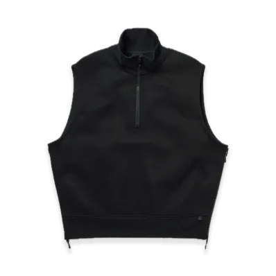 DAIWA PIER39 W's Tech Sweat Zip Vest Pullover "Black"