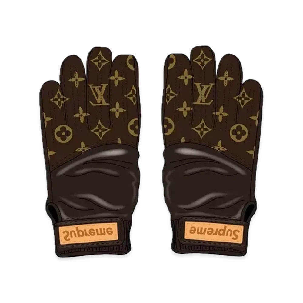 Supreme x Louis Vuitton Baseball Gloves "Brown"