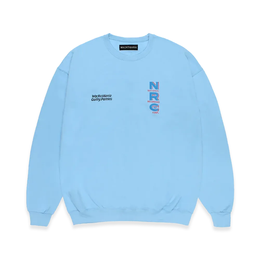 WACKO MARIA Sweat Shirt "Light Blue"