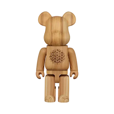 MEDICOM TOY "BEARBRICK" Japan Pavilion Cedar Wood 400% 2025 Japan International Expo (Osaka/Kansai Expo)