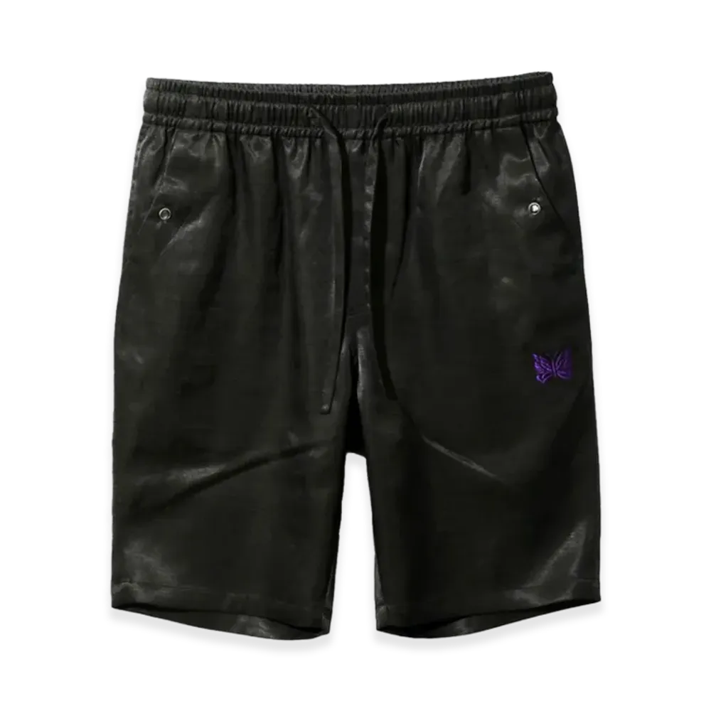 NEEDLES String Cowboy Poly Slub Sateen Shorts "Black"