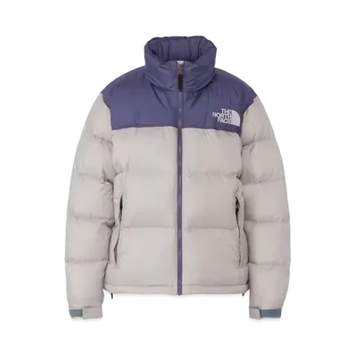 The North Face Short Nuptse Jacket "Cave Blue/Dusty Periwinkle"