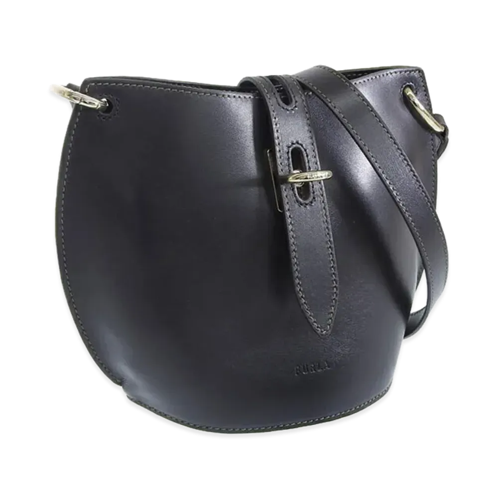 FURLA Unica Furla Mini Crossbody "Black"