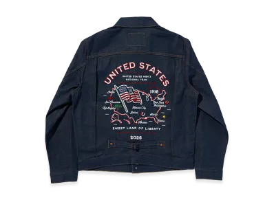 LEVI'S Soccer Collection USA Type I Trucker Jacket "Denim"