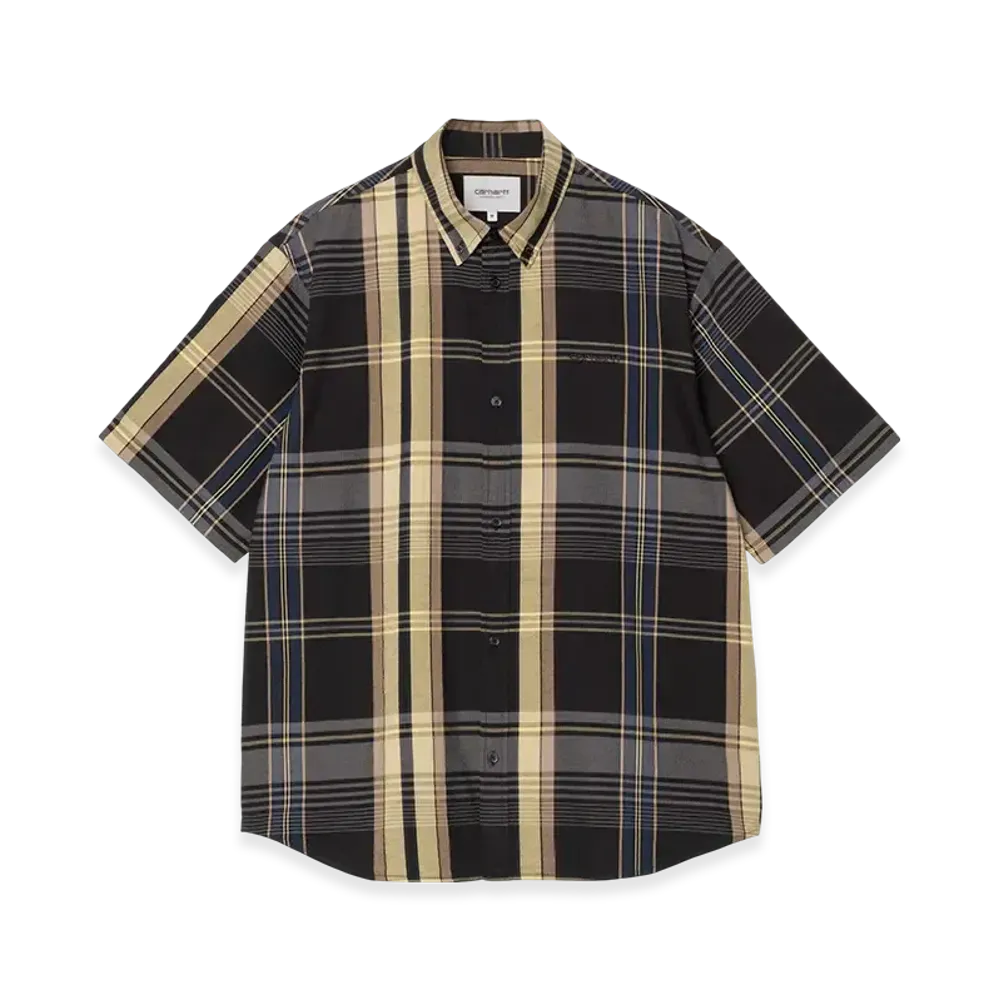 Carhartt WIP S/S Roslin Shirt "Roslin Check Black/Black"
