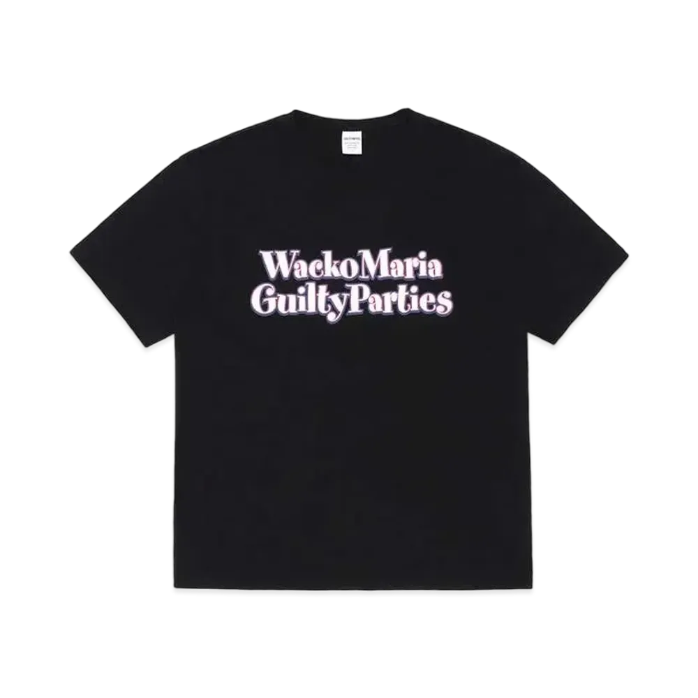 WACKO MARIA Washed Heavy Weight T-shirt "Black"