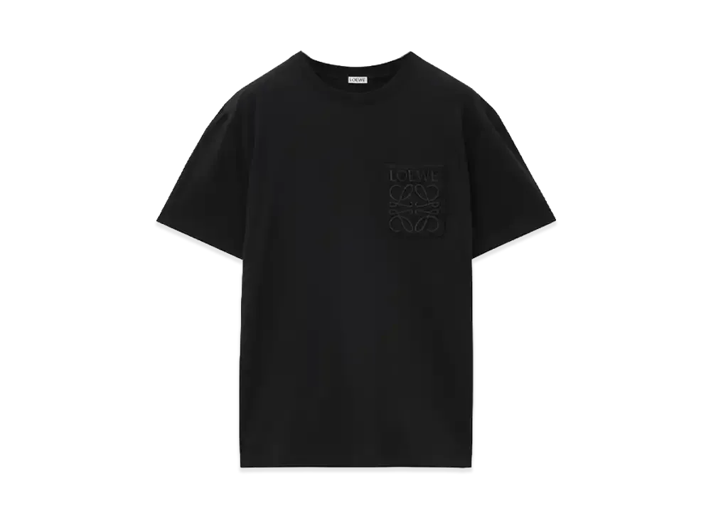 LOEWE Relaxed Fit T-Shirt in Cotton "Black"