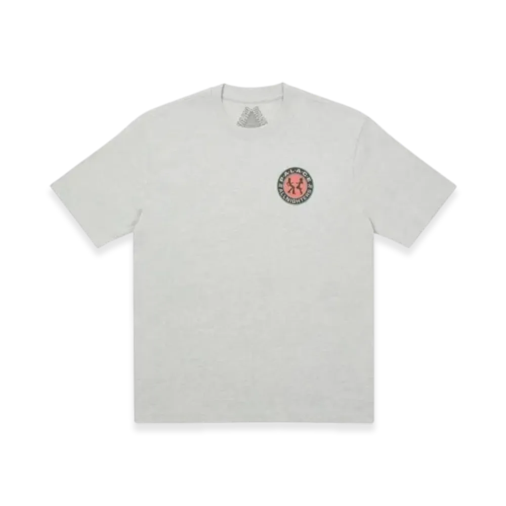 PALACE All Nighters T-Shirt "Grey Marl"