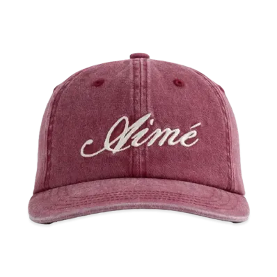 Aime Leon Dore Washed Aime Logo Hat "Red"