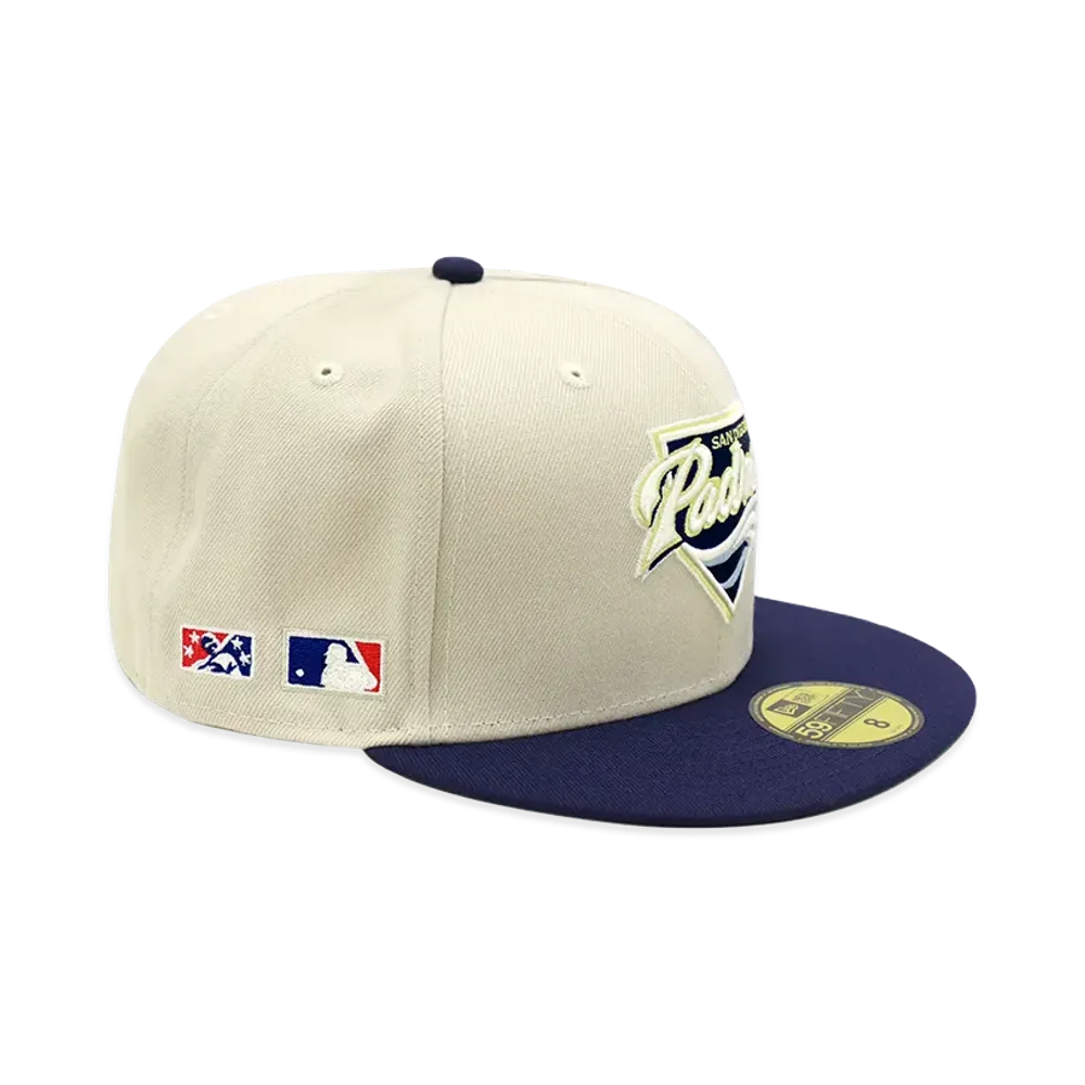 NEW ERA x THE CAP 59Fifty Farm Team San Diego Padres "Stone/Light Navy"