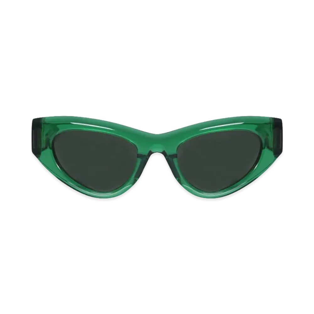 Bottega Veneta Women's Cat-Eye Sunglasses "Green"