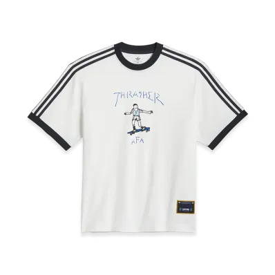 adidas x THRASHER x AFA Gonz Ringer Tee "Core White"