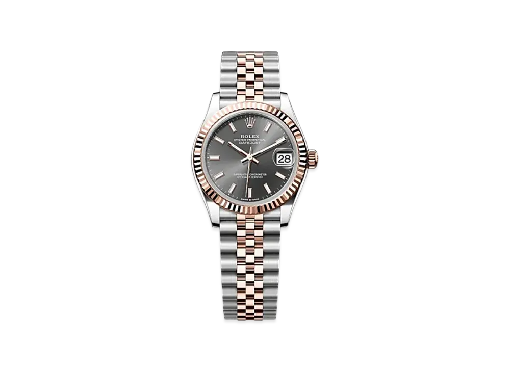 ROLEX Datejust 31mm Oystersteel & Everose Gold 278271 "Slate"