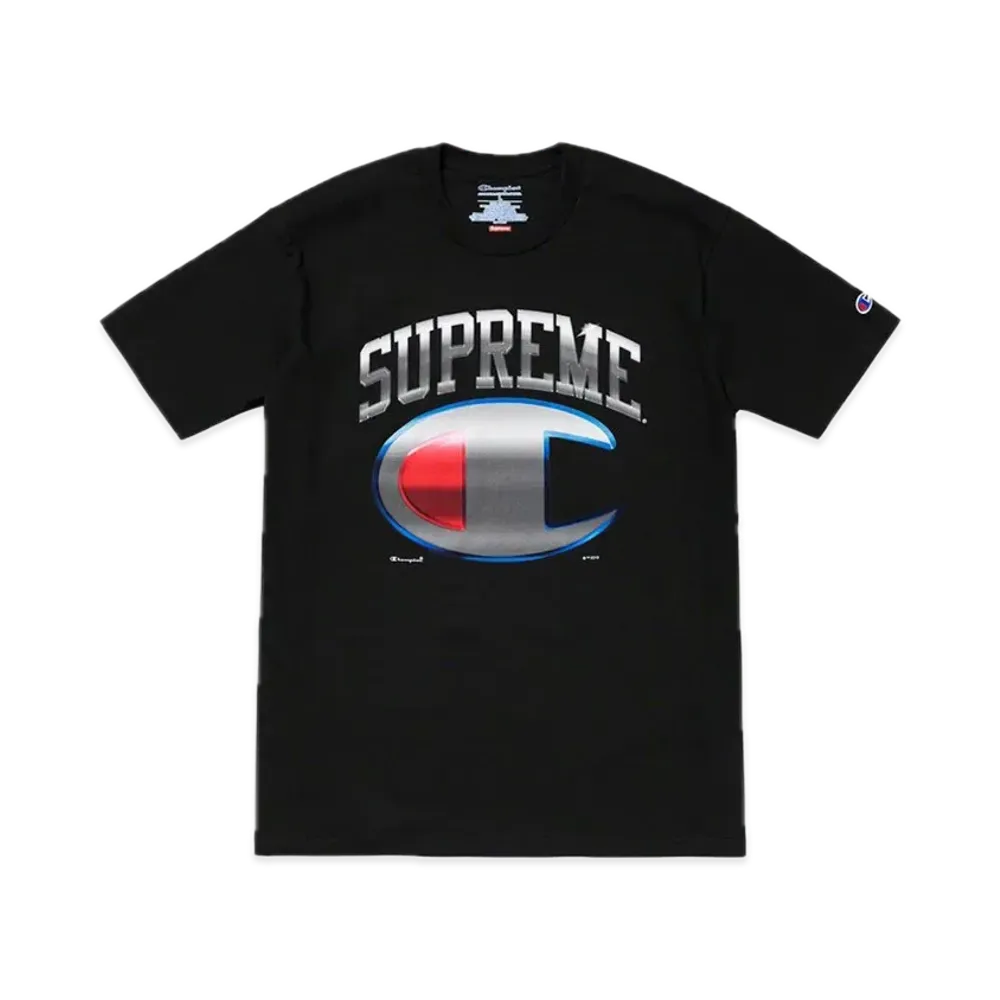 Supreme x Champion Chrome S/S Top "Black"