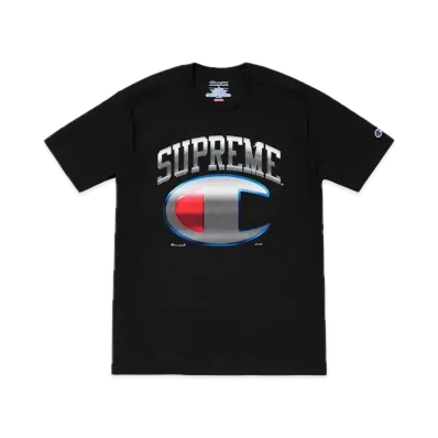 Supreme x Champion Chrome S/S Top "Black"