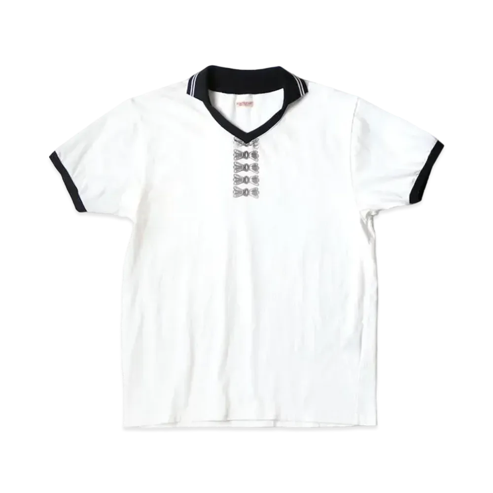 KAPITAL 20 India Skipper Ringer Tee "White"
