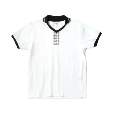 KAPITAL 20 India Skipper Ringer Tee "White"
