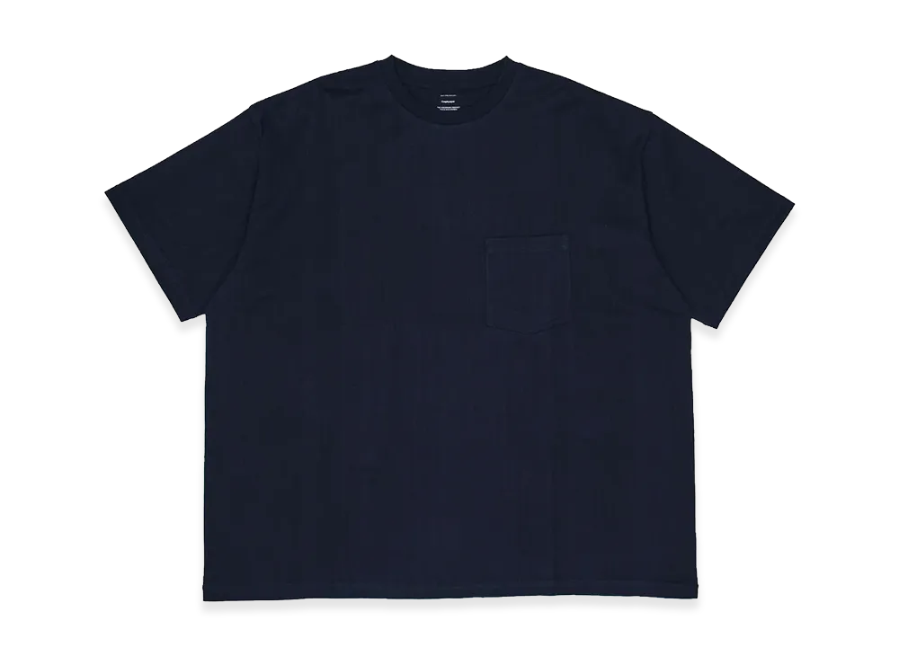 Graphpaper S/S Oversized Pocket Tee "Navy"