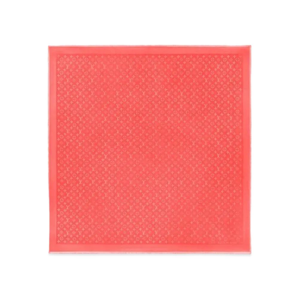 Louis Vuitton Monogram Classic Shawl "Sugar Pink Poppy"