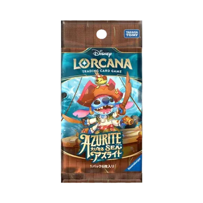ディズニー ロルカナ ブースター「大いなるアズライト」【日本語版】パック (スティッチ)