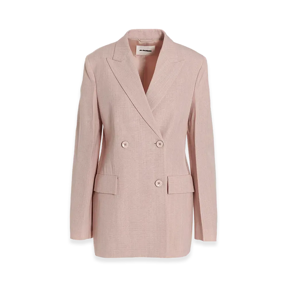 Jil Sander Women's Double Breast Blazer Jacket "Pink"