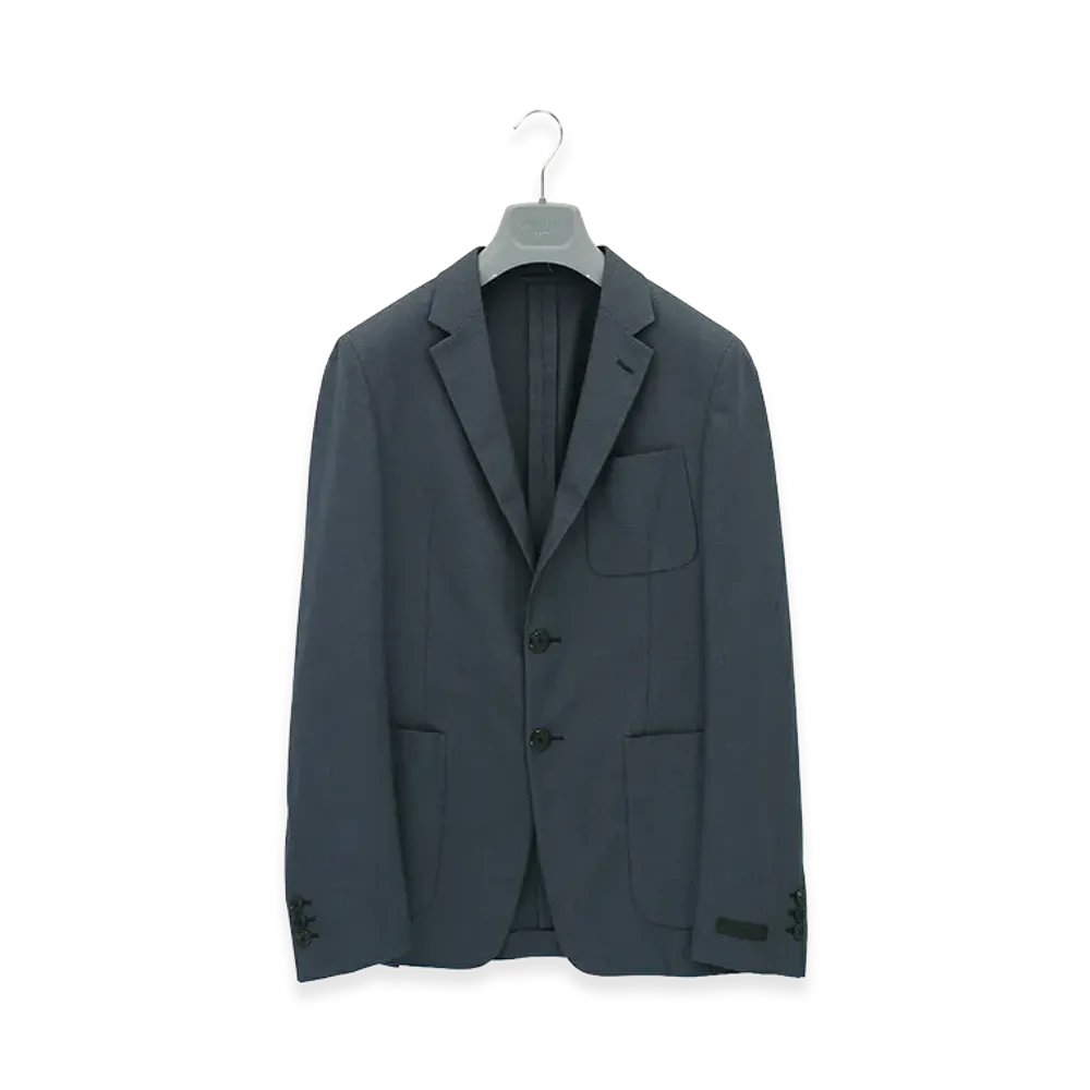 PRADA Giacca Cotone Jacquard "Navy"