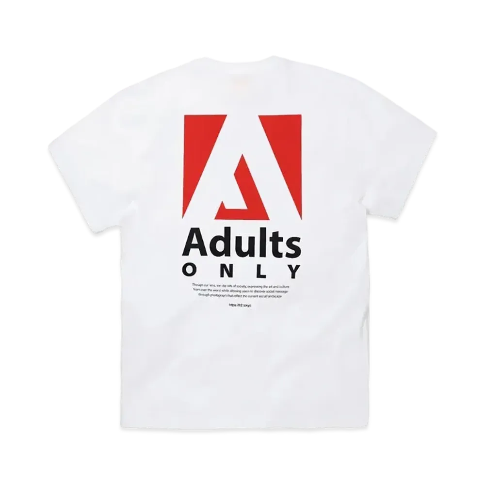 FR2 Adults Only Mark T-shirt "White"
