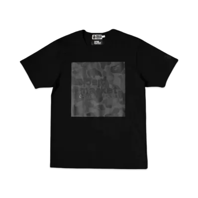 COMME des GARCONS BLACKMARKET A BATHING APE T-SHIRT "Black"