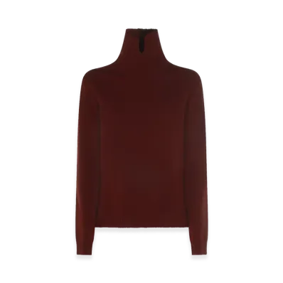 Jil Sander Women's Sweaters "Bordeaux"