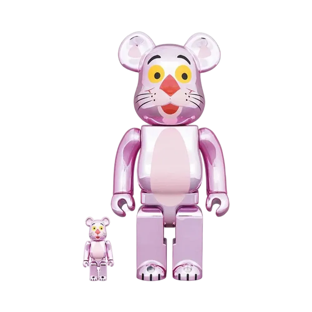 Bearbrick PINK PANTHER CHROME Ver.100% & 400%