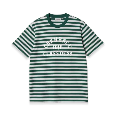 Carhartt WIP S/S Scotty Athletic T-Shirt "Scotty Stripe Chervil/Sonic Silver"