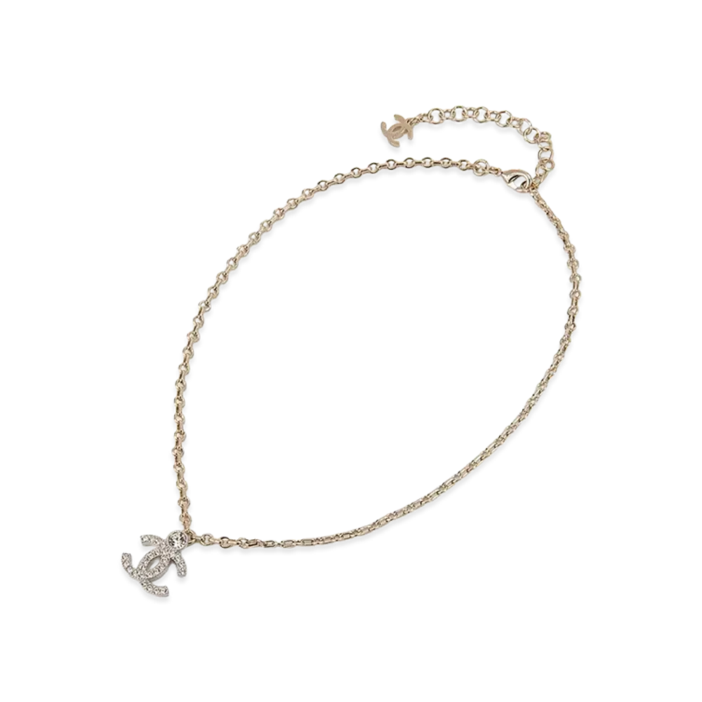 CHANEL Necklace "Gold/Silver/Rhinestone"