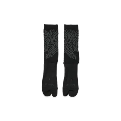 Goldwin 0 Paper Fiber Tabi Mid Cut Socks "Black"