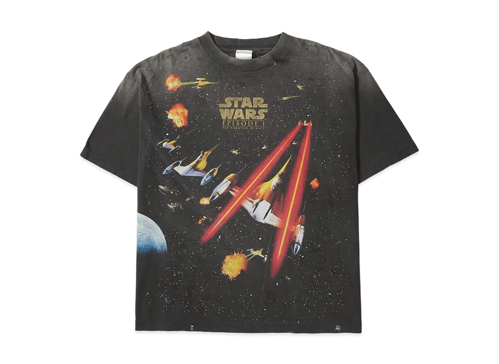 SAINT Mxxxxxx x SATR WARS SS Tee "Black"