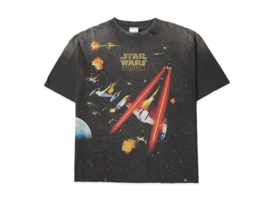 SAINT Mxxxxxx x SATR WARS SS Tee "Black"